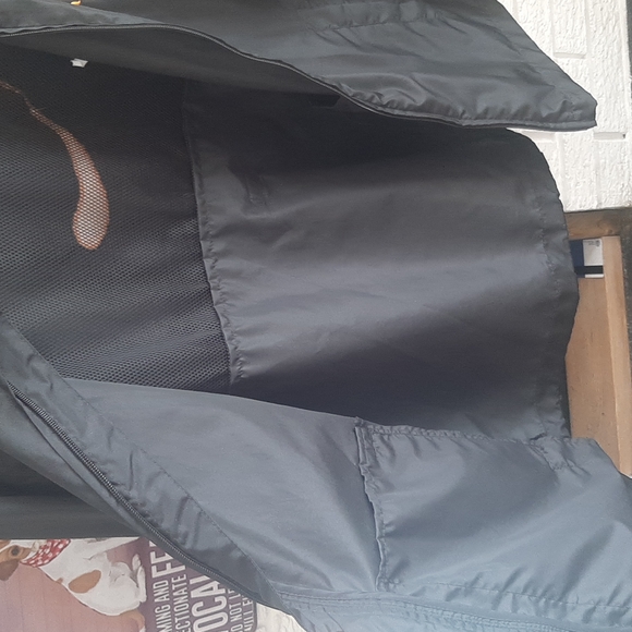 Men's North End Cavalia Black Embroidered Windbreaker Light Jacket Size S - Picture 10 of 11